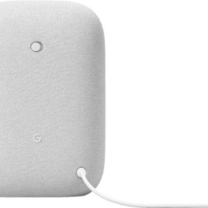 Google Audio Bluetooth Speaker – Wireless Music Streaming, Powerful Sound, Assistant Built-in, Wi-Fi and Bluetooth Connectivity, Smart Home Control, Stereo Pairing – Chalk